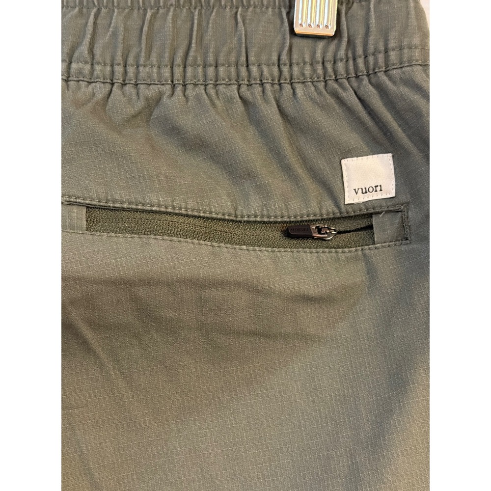 Vuori Ripstop Pants Army Green Organic Cotton Stretch VW401 Womens Small - Picture 4 of 5